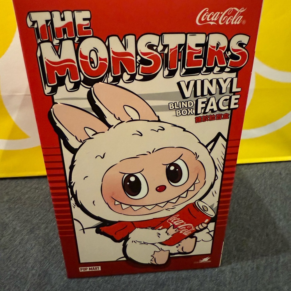 New unopened Popmart The Monsters Coca-Cola Vinyl Face blind Box